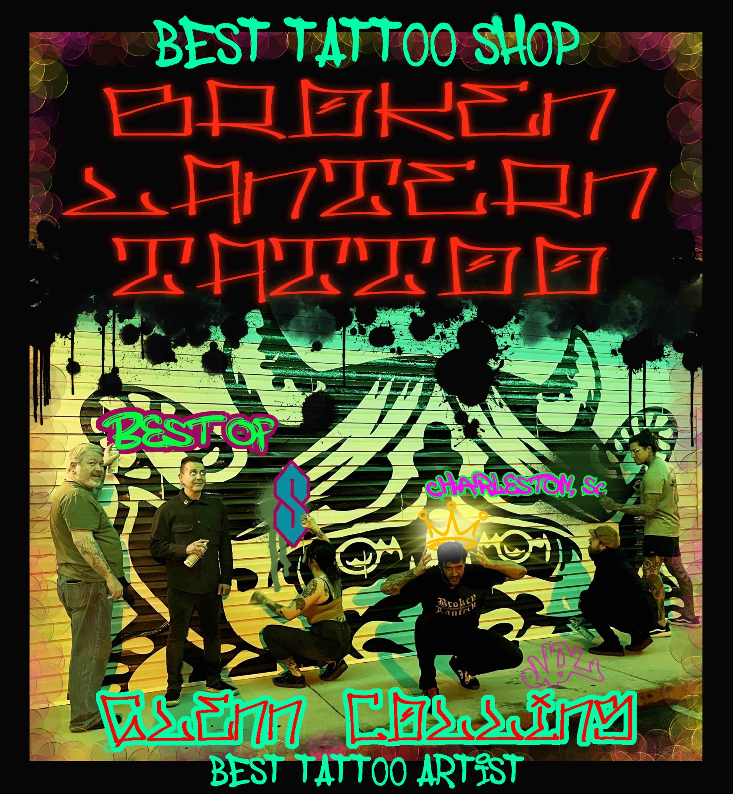 Glenn Collins and Broken Lantern Win Best Tattoo Shop and Best Tattoo Artist